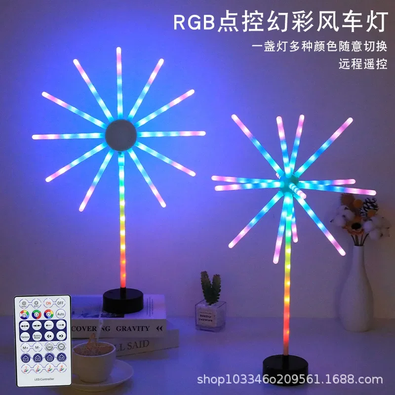 64/79LED Smart LED Lights,Table Lamp APP and Remote Control, RGB Night Light, for Party Gifts Camping Summer Decor