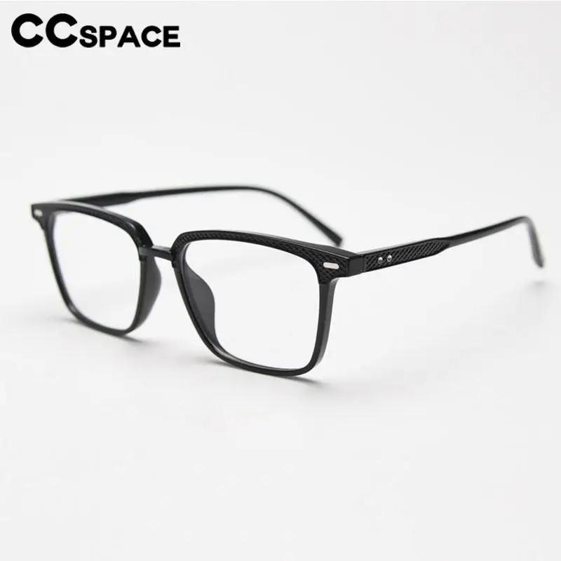 R56902 Lady Trend Scrub Frame Reading Glasses +0.5~+3.5 Trend Rivet Transparent Spectacle Frame Men Presbyopic Eyeglass