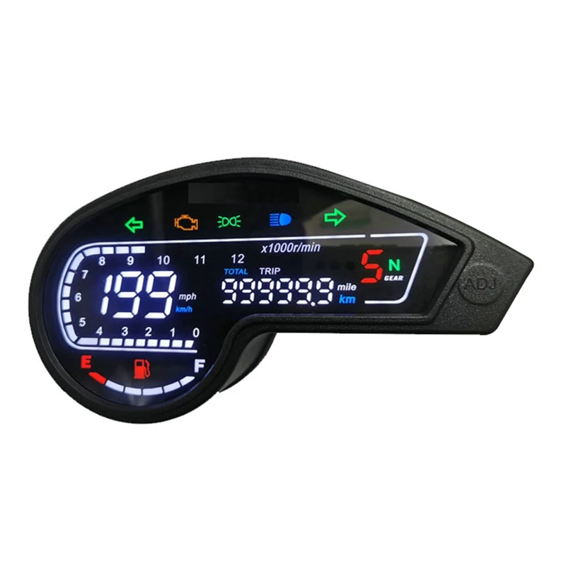 AU05 -Motorcycle Digital LED Odometer Speedometer Tachometer For Honda NXR150 125 Bros 2003-2014 CRV XR150 GY200 Mexico Brazil