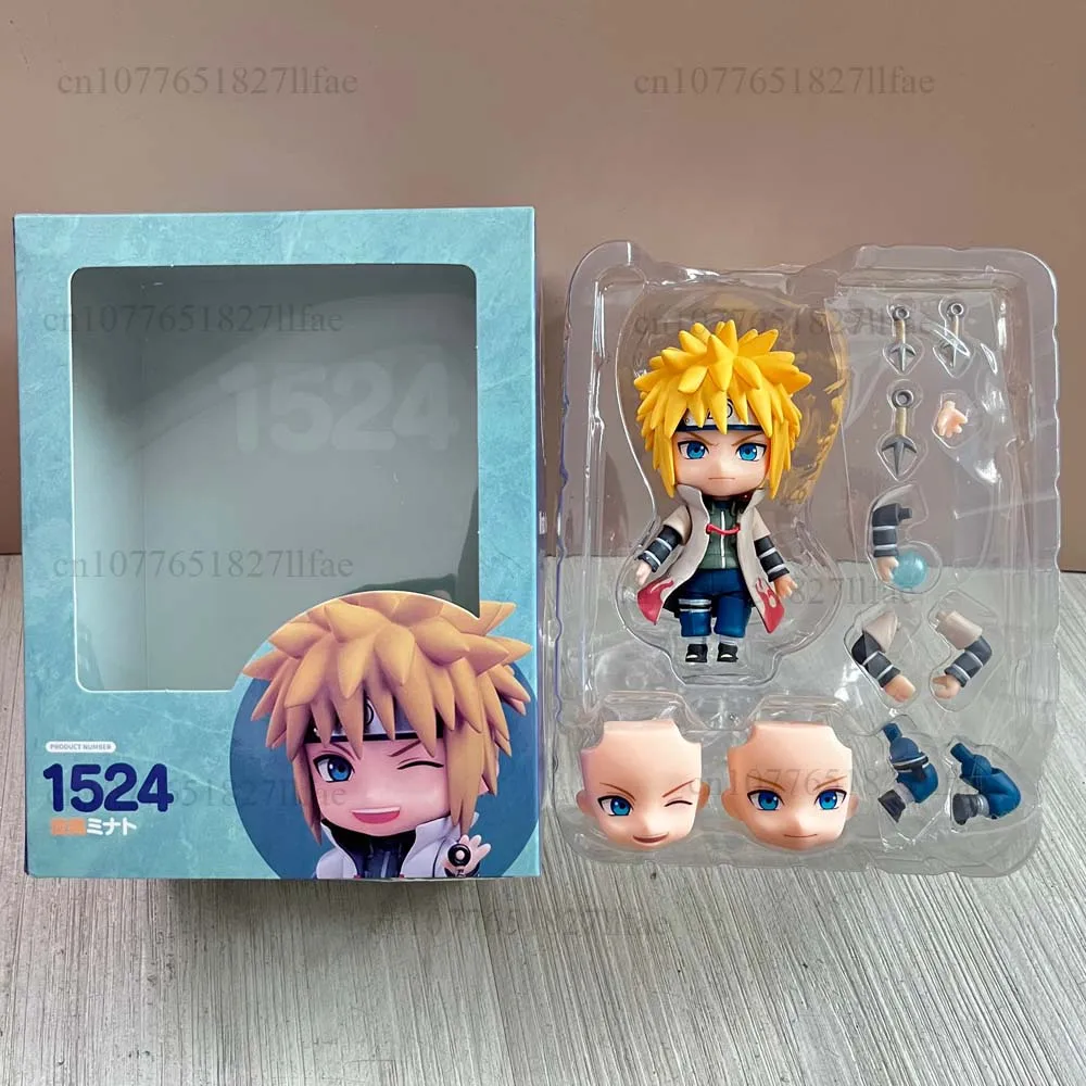 Figurine Naruto 1524 Minato Namikaze Rasengan Wave Feng Shui, Statue de porte, modèle d'action, jouet, poupée mobile commune, cadeau de noël