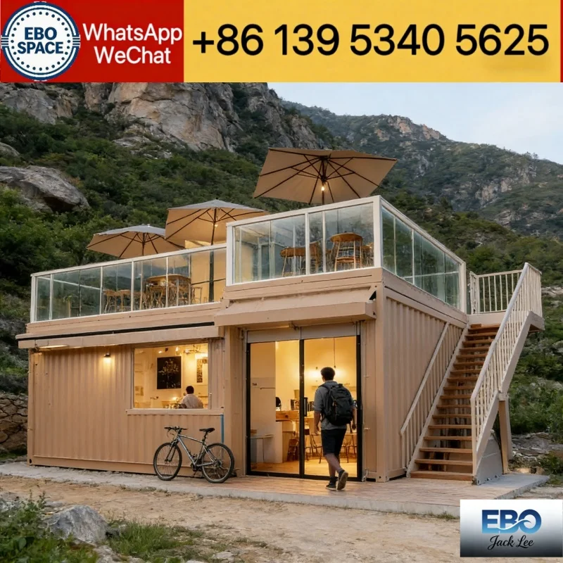 20-foot Retractable Container House: Prefabricated House, CE Certified, Portable Container House