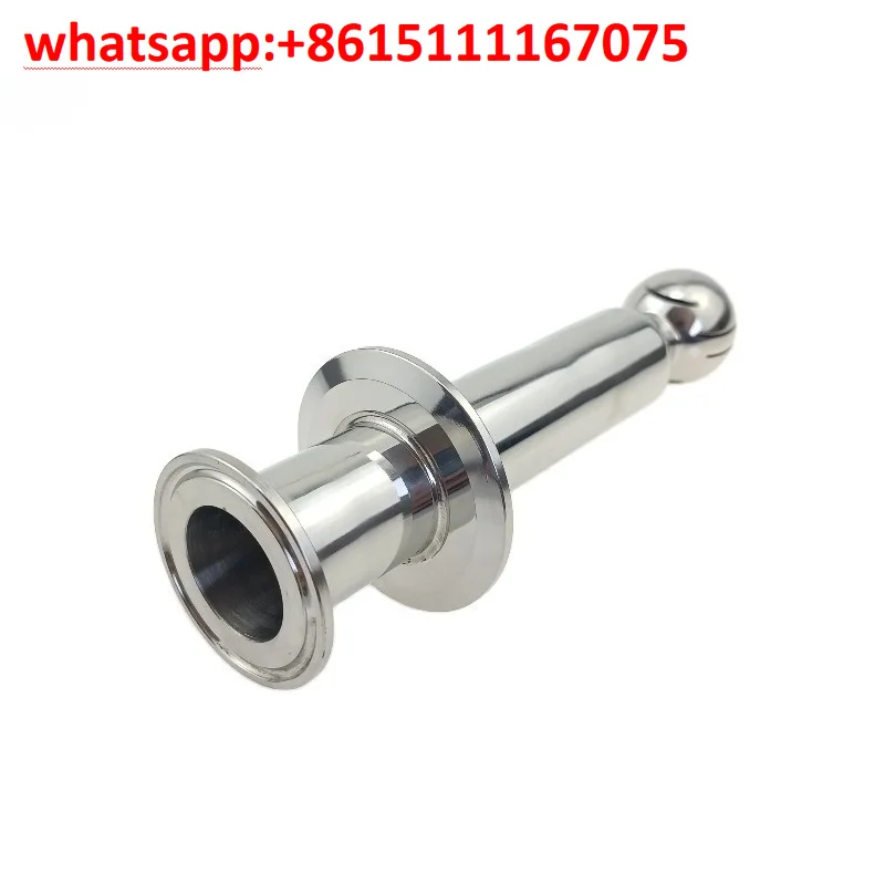 360° Rotating CIP Spray Ball, Clamp Type SS304 Tank Cleaning Nozzle, 1.5