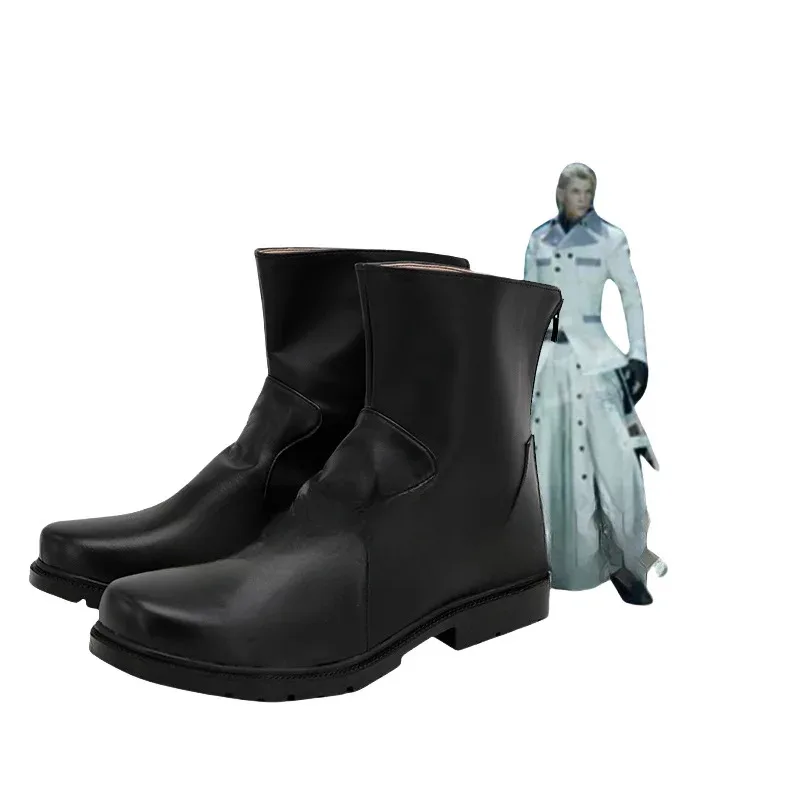 لعبة 7 Rufus Shinra أحذية كوسبلاي أحذية دعائم حفلة الهالوين لعب الأدوار مصنوعة حسب الطلب Aksesori
