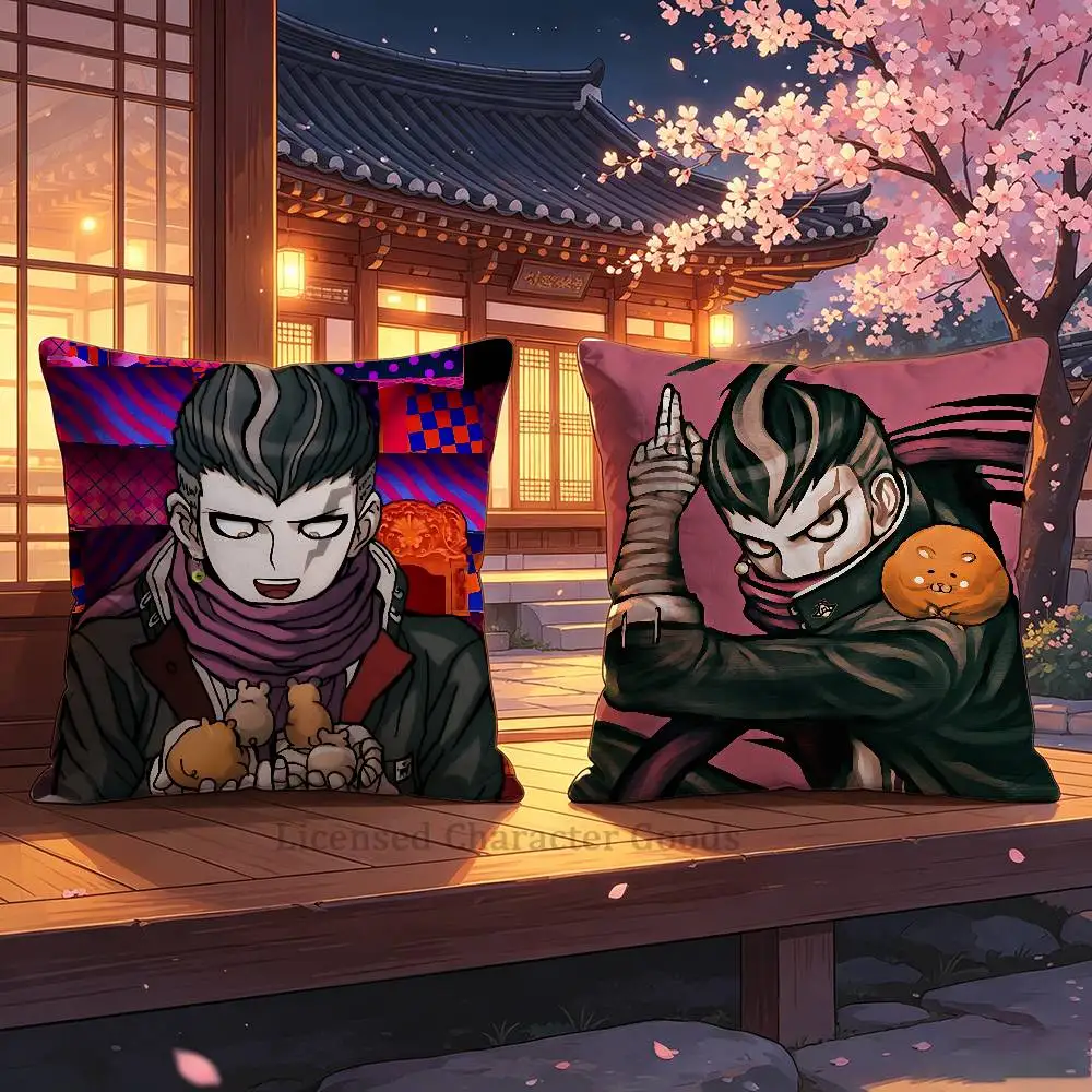 G-Gundham T-Tanaka Square Cushion Cover Weird Aesthetic Library Book Page Print Pillow Cover