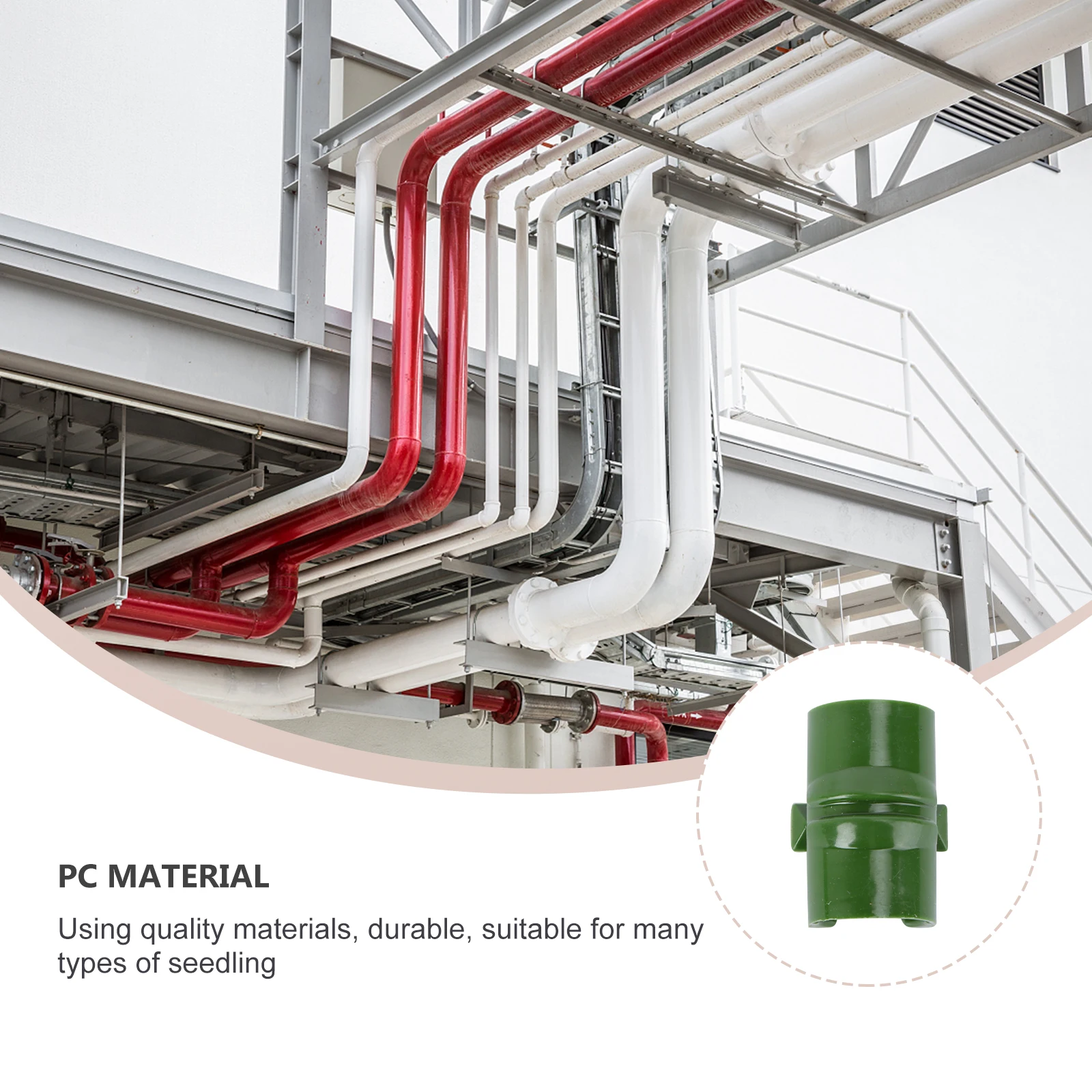 

20pcs Garden Tube Buckle Greenhouse Accessories Durable Film Shade Net Connector Clips Set Corrosion Resistant Clamp For Tunnel