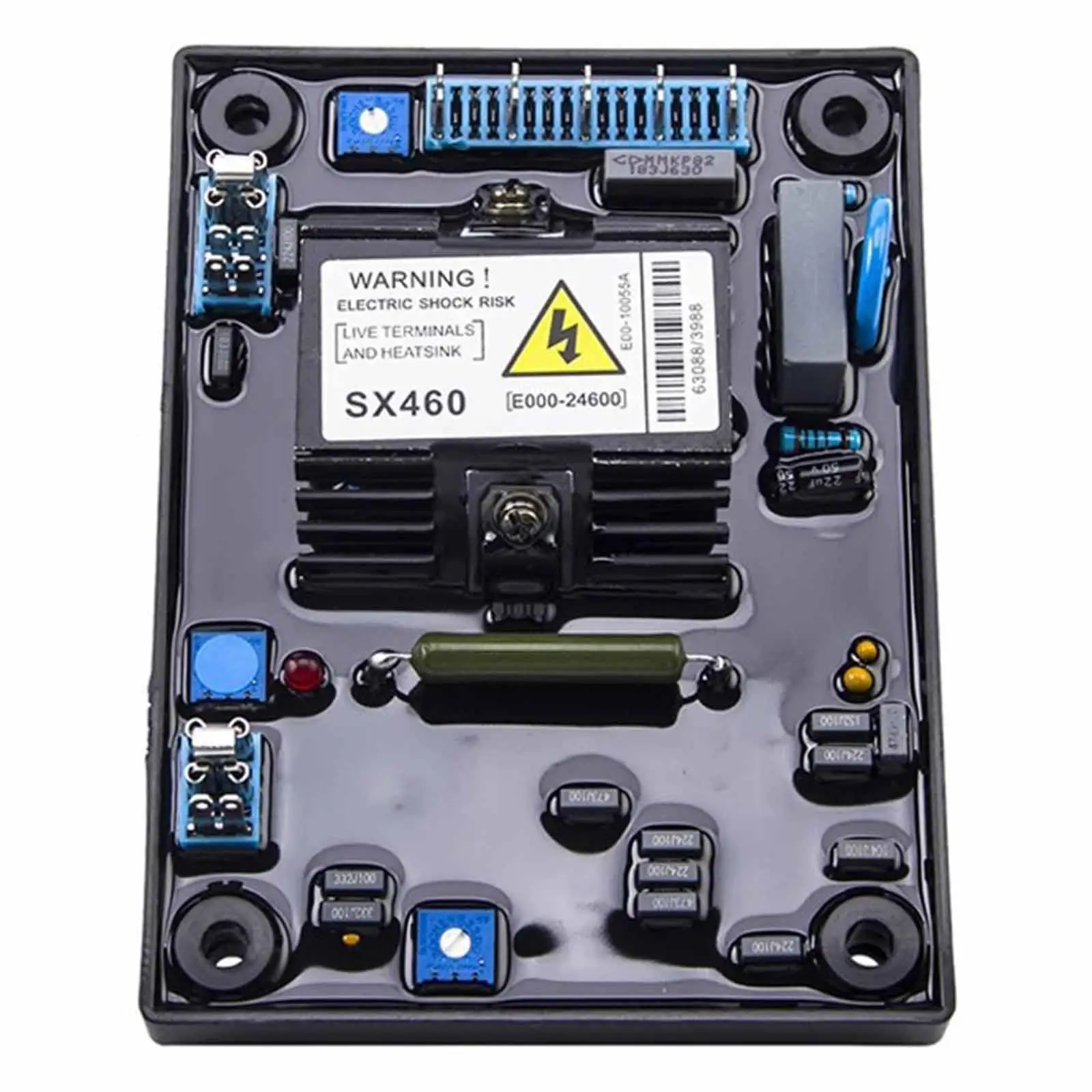 

SX460 Automatic Voltage Regulator Sturdy Stable Voltage Output Stabilizer for Brushless Generator Replacement AVR Module Board