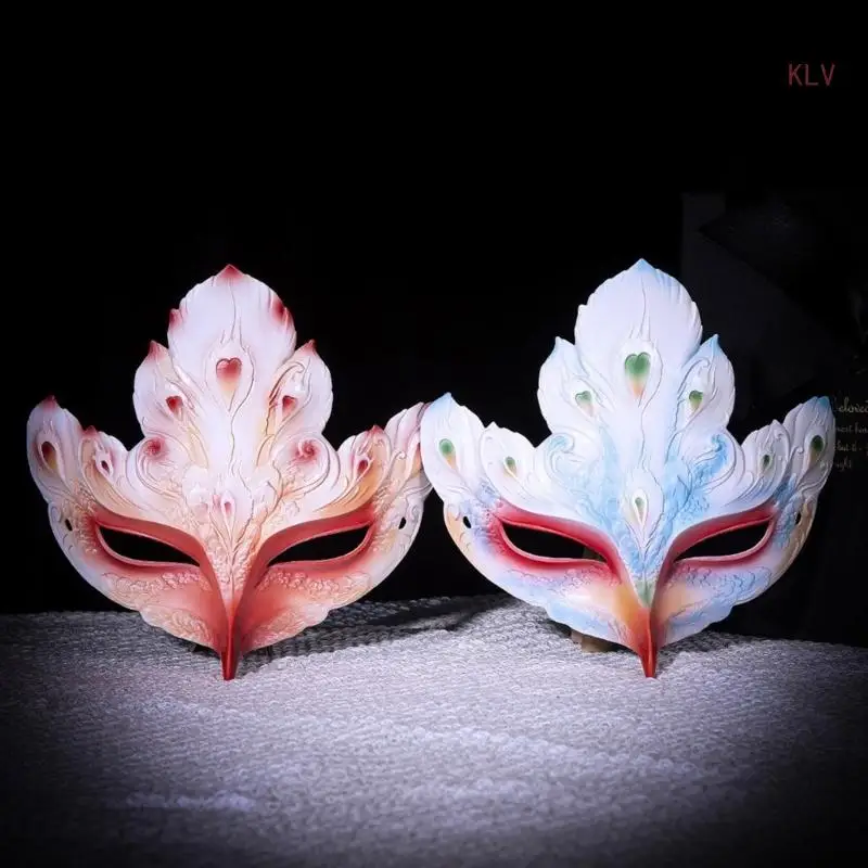 Masquerade Mask Chinese Traditional Clothing Accessory for Women, Cosplay Eyemask Han Dynasty Costume Accessories