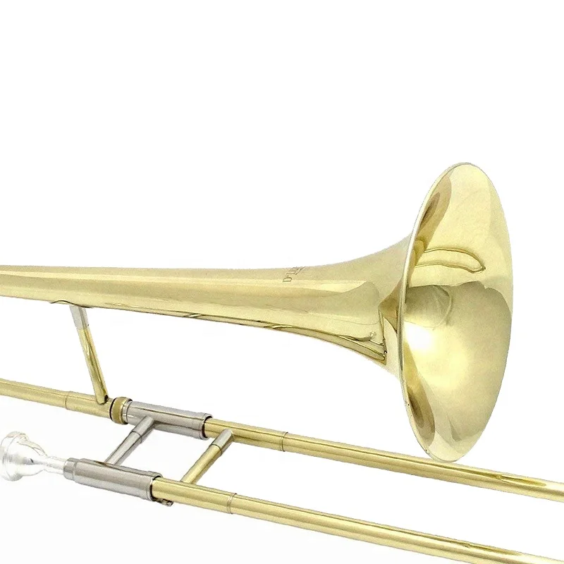 SEASOUND OEM Bb Key Gold Tenor Trombone Musical Instrument Trombon JYTB503