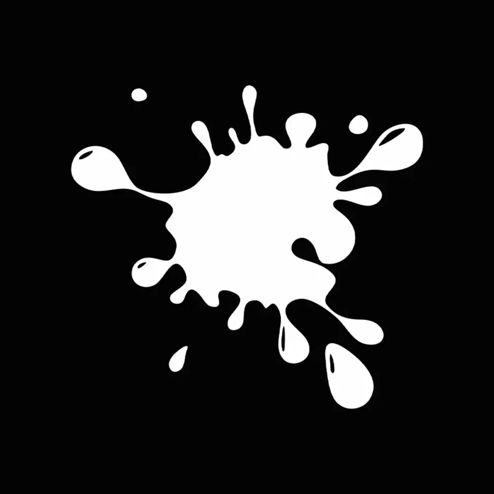 

Car Water Drop Reflective Car Stickers Funny Paint Stains Window Decals Stains Inkjet Vinyl Body Stickers Car Stickers