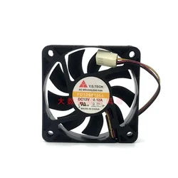 Y.S.TECH FD의 새로운 팬 126015 LL 6015 DC12V 0.12A 무소음 냉각팬 6CM 60*60*15mm