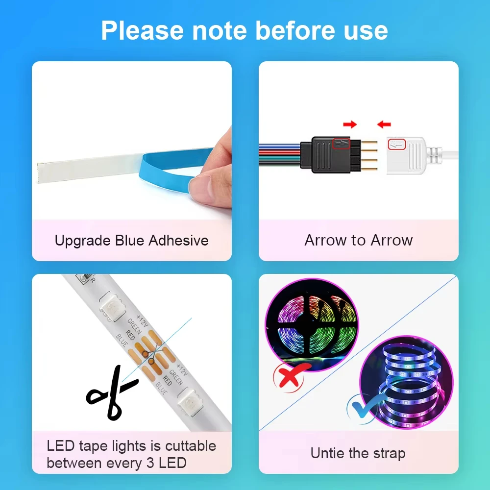 ไฟนีออน LED RGB แบบเชือก เปลี่ยนสีได้ ซิงค์กับเพลง ควบคุมผ่านแอพ 24 ปุ่ม บลูทูธ สร้างบรรยากาศเทศกาล ติดตั้งง่าย