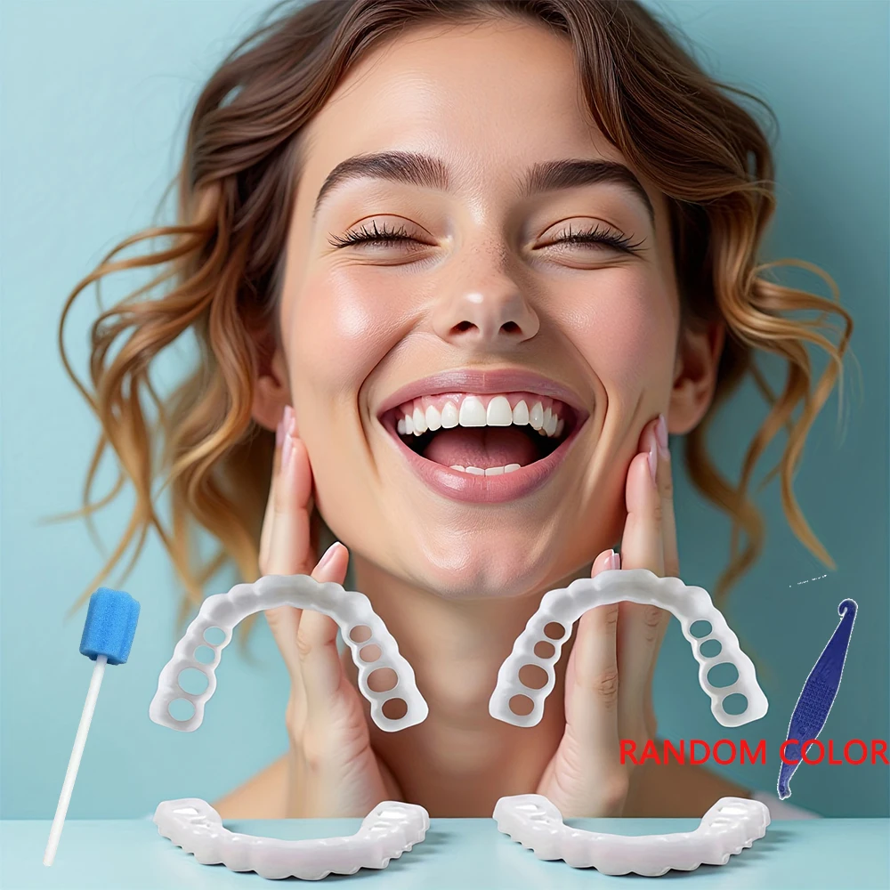 Daily Makeup Teeth Veneers, Instant Smile Whitening Cover, Perfect match daily look to boost personal  H2931