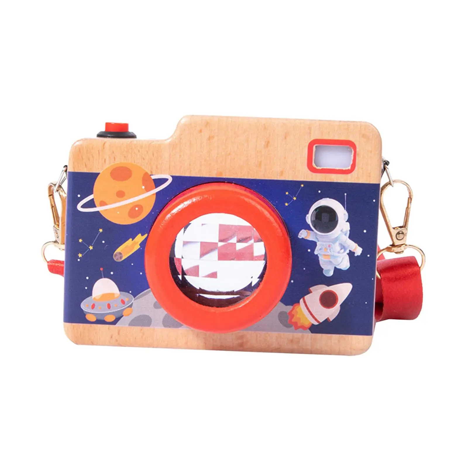 Kids Cute Wood Camera Toys Pretend Play Toy for Boys Girls Intelligent Toys