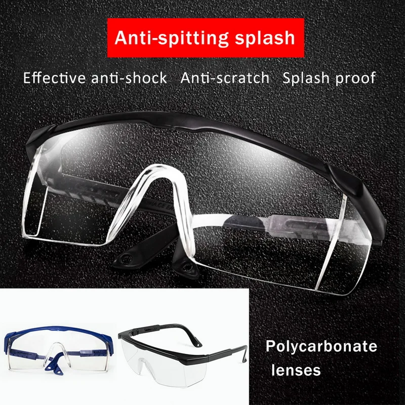 Work Safety Eye Protecting Glasses Goggles Protection Anti-Splash Wind Dust Proof Glasses Motocross Cycling Glasses Goggles