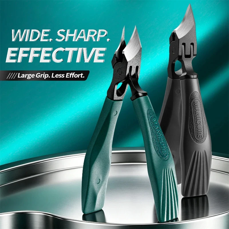 Premium Podiatrist‑Grade Toenail Nipper, Ultra Sharp Stainless Steel Clipper for Thick & Ingrown Toenails