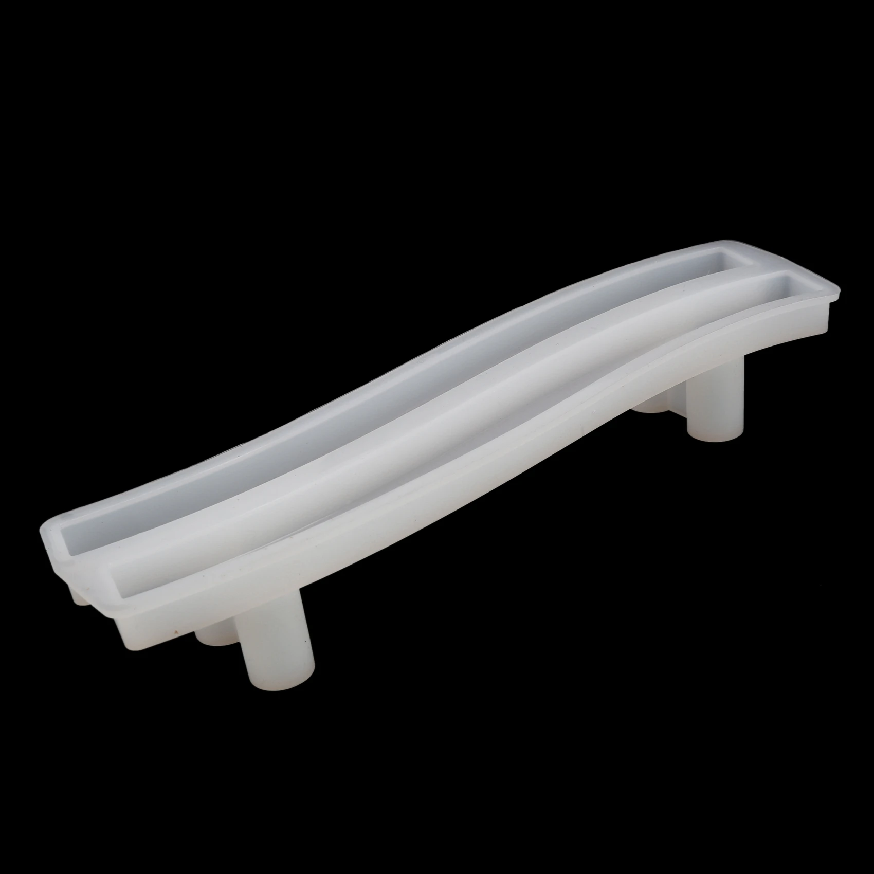 Superior 4 conjuntos de molde de resina de alça de bandeja, molde de fundição epóxi de silicone para maçanetas de porta de armário diy, puxadores de barra de gaveta, artesanato africano