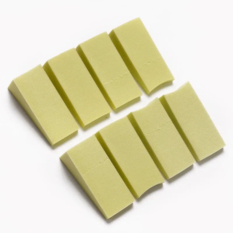 Spugna per trucco color caramello da 8 pezzi per manicure per nail art, strumenti cosmetici per soffio correttore per fondotinta viso