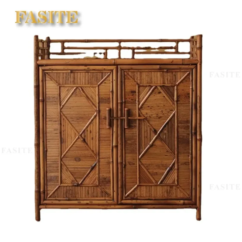 For Bamboo Tea Storage Box Retro Portable Tea Ceremony Utensils Organizer Cabinet Desktop Tea Artist Tools Holder Natural
