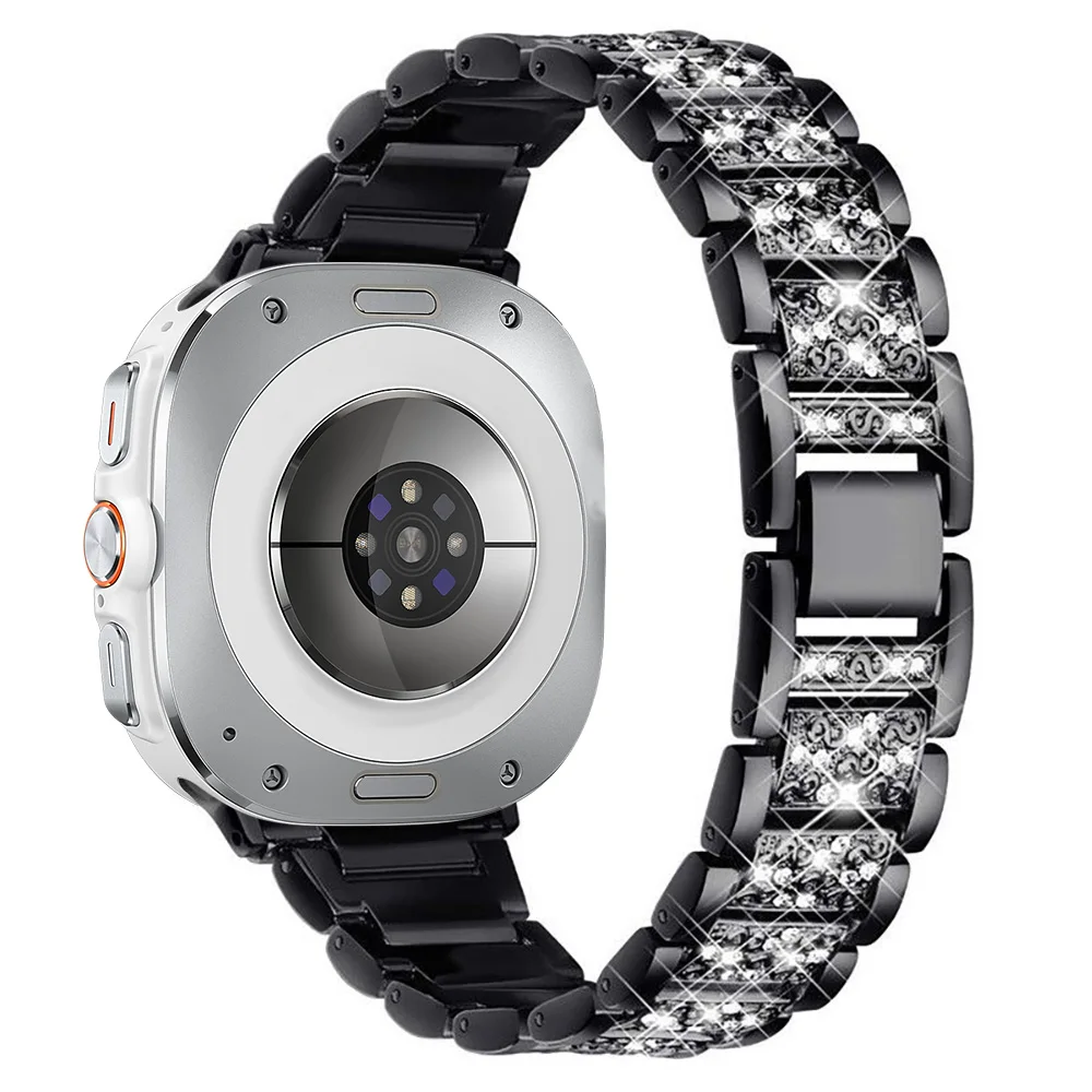 For Samsung Galaxy Watch 8/8Classic Ultra Strap Shining Rhinestone Bracelet Wristband Watch 8 40/44mm 46/47MM Band Accessories ﻿