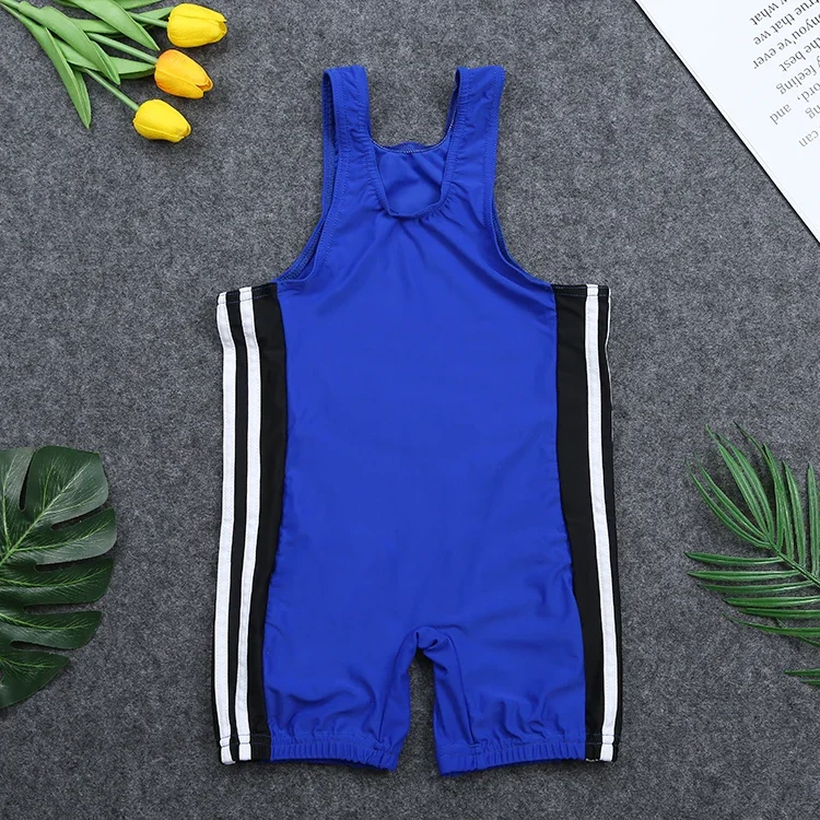 Wrestling Suit Professional Coverall Training Competition Freestyle Wrestling Suit High Elastic Spandex Exercise Sets Gymnastics