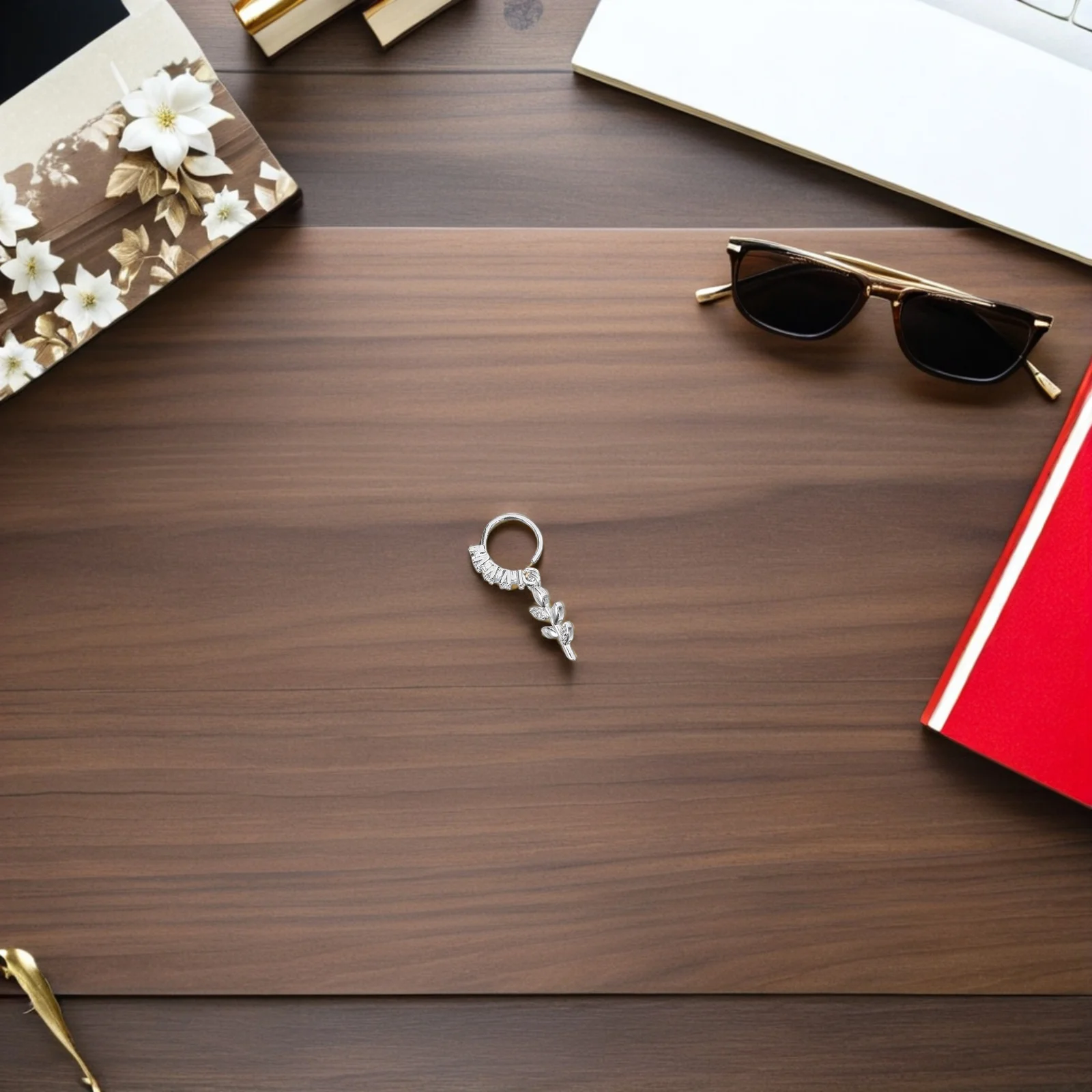 

10Pcs Stainless Steel Nose Rings Metal Rhinestone Nose Jewelry Creative Assorted Piercing Rings Women Trendy Hoops