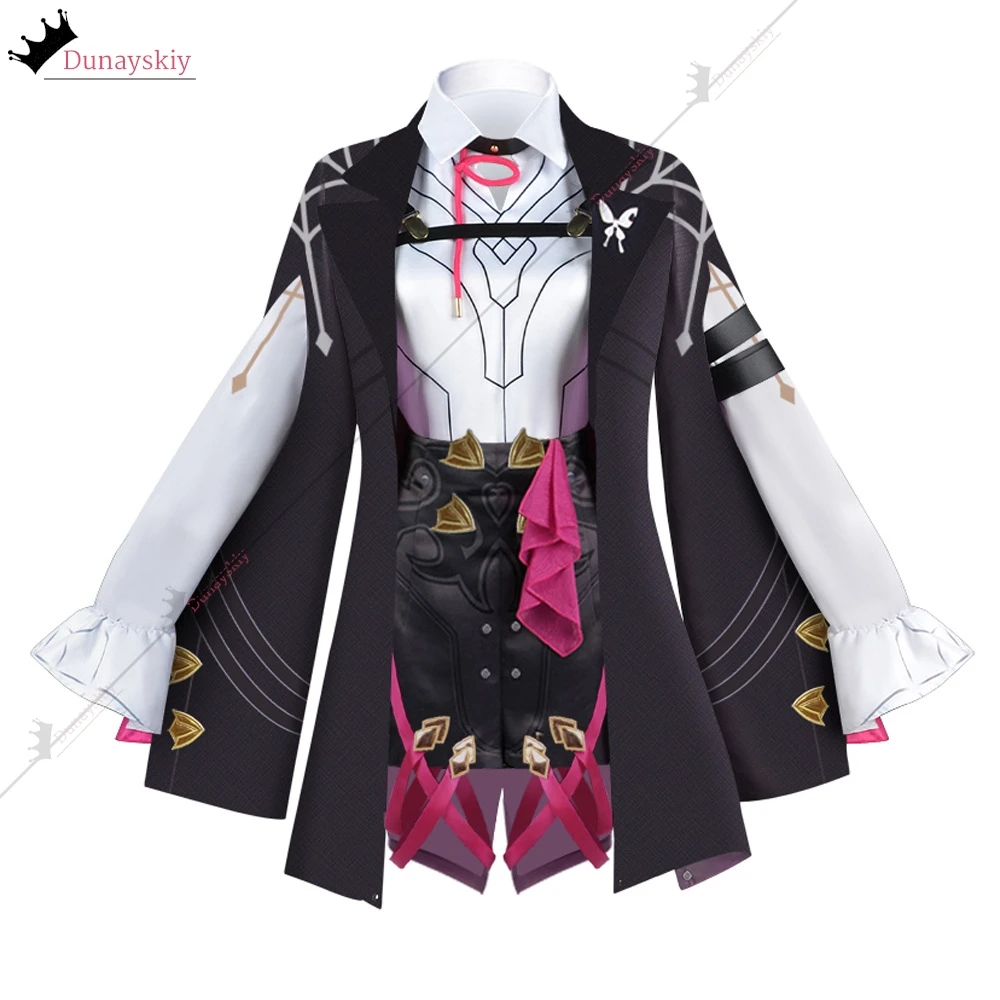 Kafka-Cosplay Honkai Star Rail Cos, juego de Anime Honkai 2024, disfraz de mujer para fiesta de Halloween, combate con peluca DIY, conjunto completo Subdue