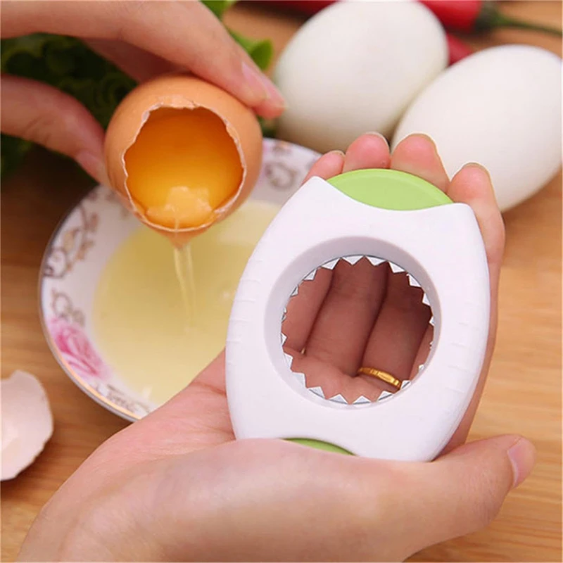 Magic Egg Shell Opener Macaron Color Scheme Kitchen Egg Beater, Egg Clamp, Eggshell Cutter, Kitchen Artifact