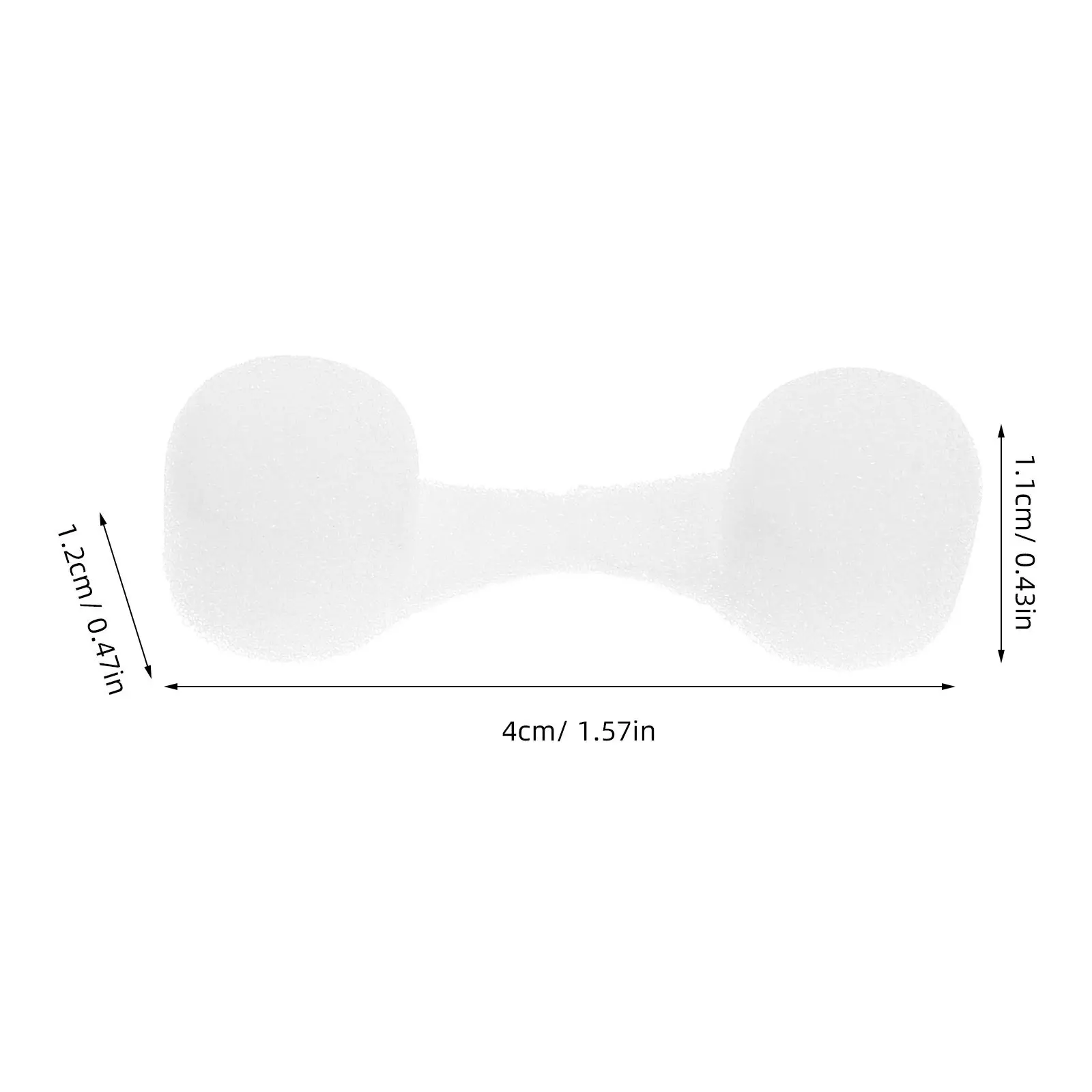 100Pcs High Efficiency Nasal Filters Disposable Nose Filters for Breathing Protection Against Pollen Dust Exhaust Fumes Nose