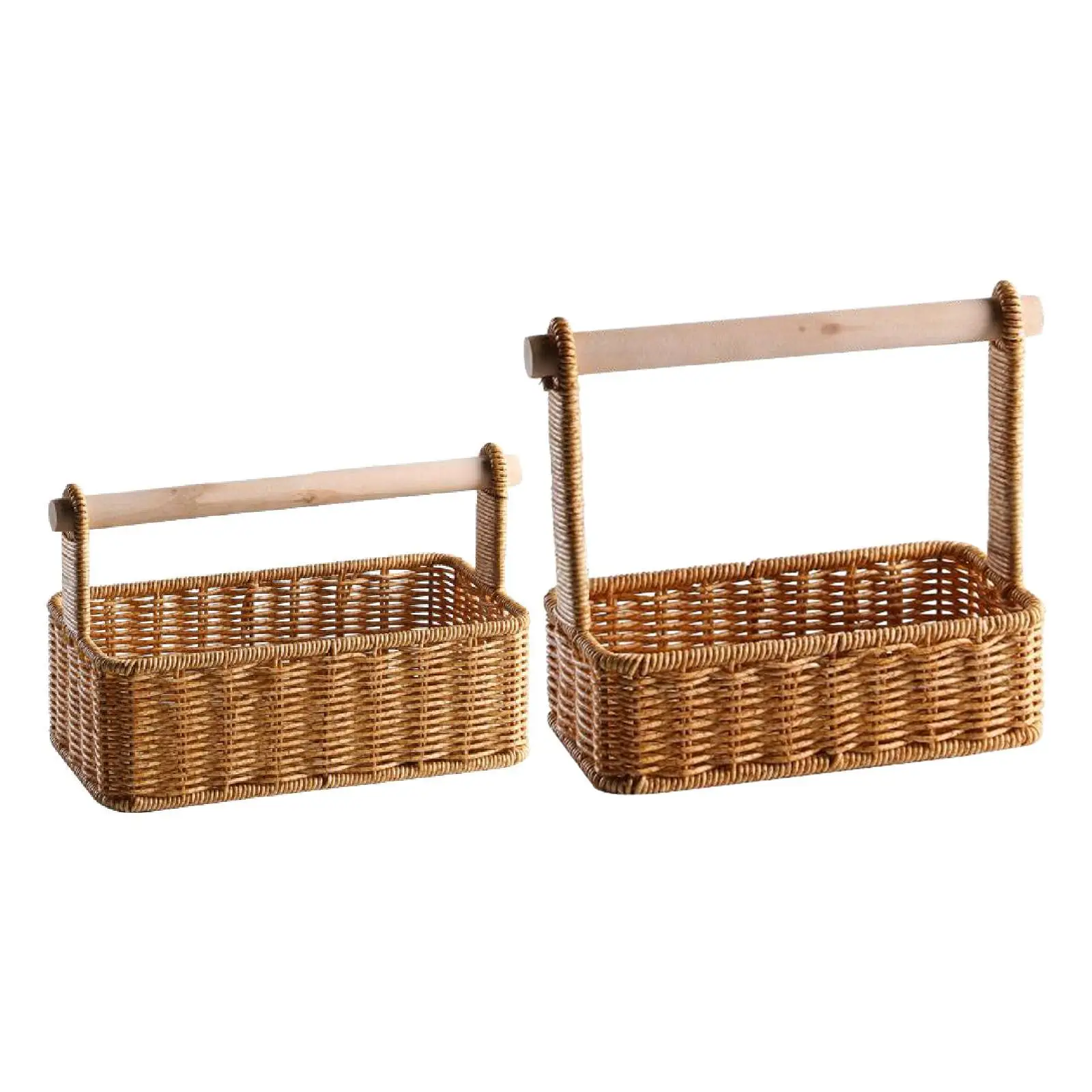 

Portable Storage Basket Cutlery Organizer for Dining Room Bedroom Cosmetics