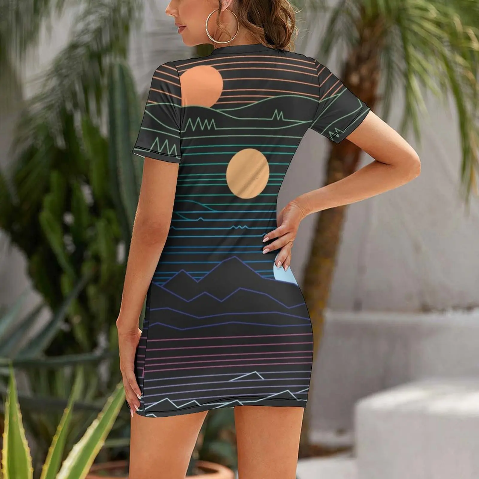 Many Lands Under One Sun Short Sleeved Dress dresses for woman 2024 woman dress birthday dress for women luxury 2024