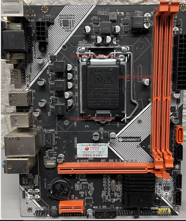

Материнская плата For South China Gold B75/H81, LGA115X, поддерживает процессоры Core i3/i5/i7 4/3 поколения, 4 × DDR3, идеально подходит для домашнего офиса и игр.