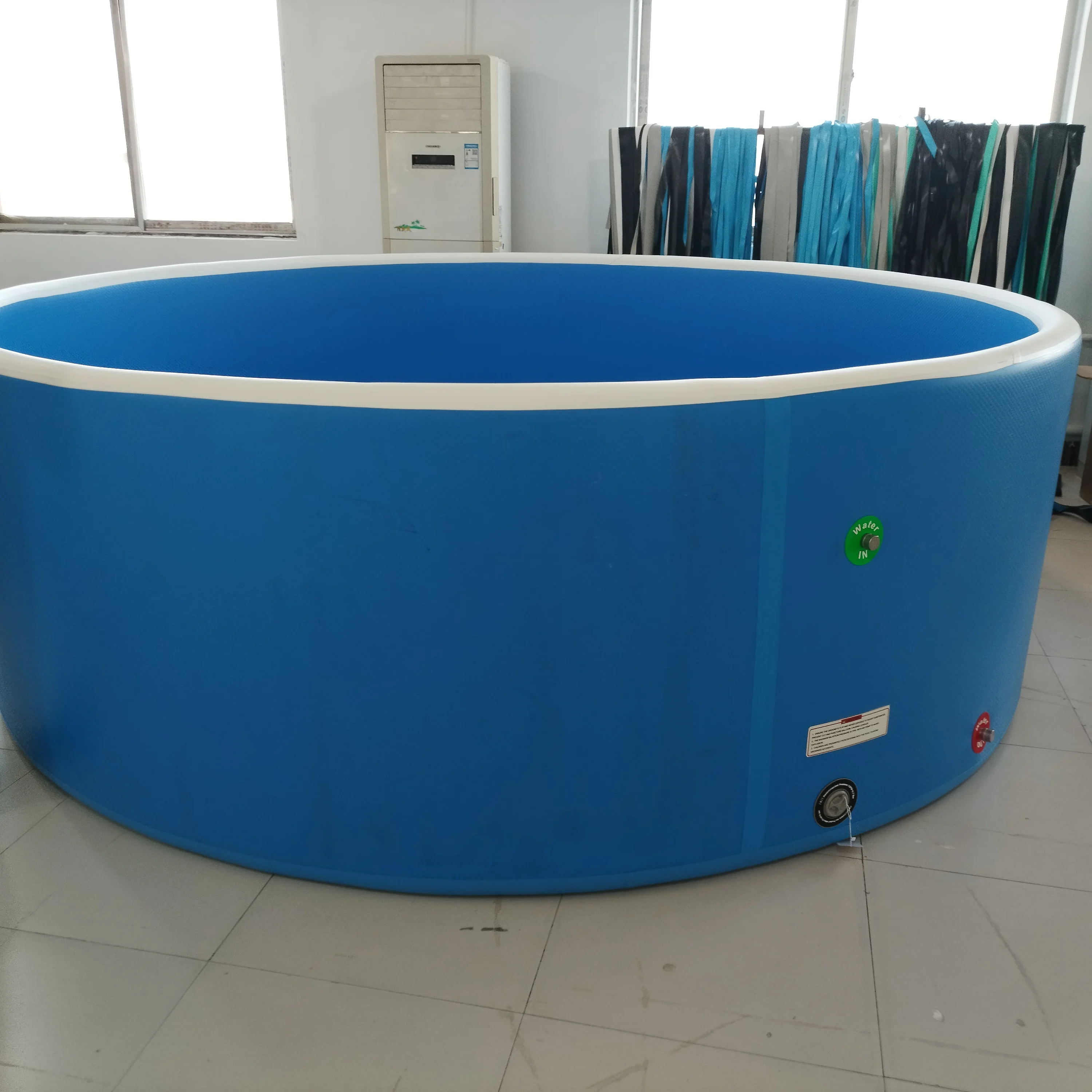 High Quality Summer Custom Size Outdoor Portable Water Swimming Pool Brushed Pvc Inflatable Drop Stitch Swimming Pool
