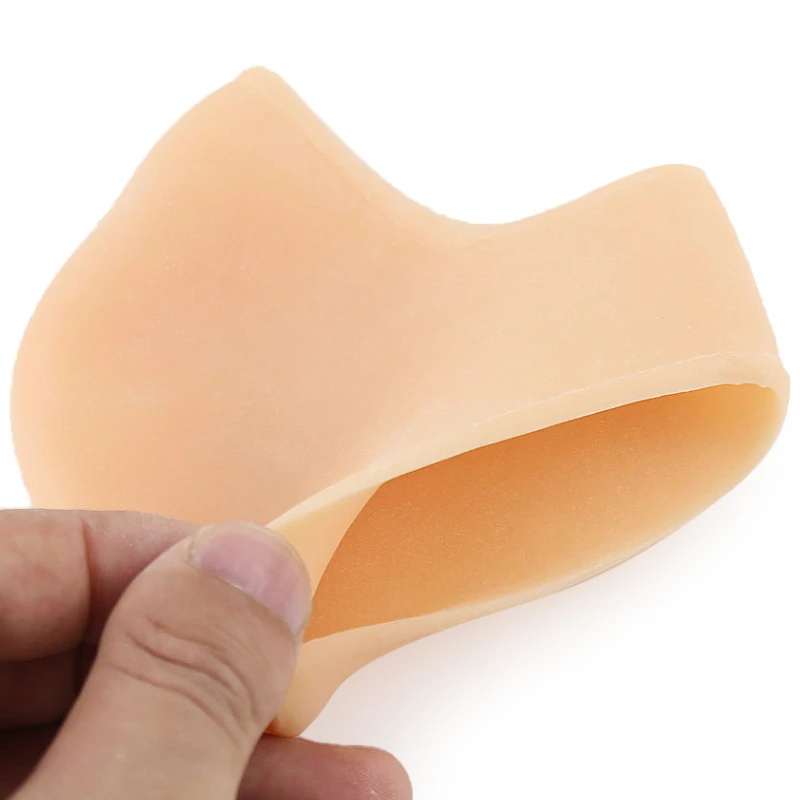 2 pz = 1 paio di Silicone strumento per la cura del piede screpolato Gel idratante calzini al tallone cura della pelle screpolata protezione per fascite plantare Pedicure