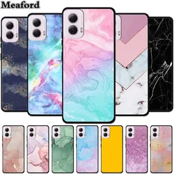Case For Moto G Power 2024 5G Marble TPU Soft Silicone Back Cover For Moto G Power 2024 Phone Cases Shockproof Mica Painted Capa