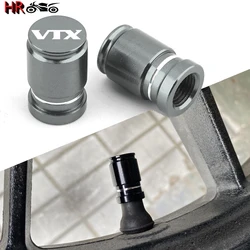 For HONDA VTX1300 VTX1800 VTX 1300 1800 Motocycles CNC Accessories Wheel Tire Valve Stem Caps Tyre Rim Air Port Airtight Covers