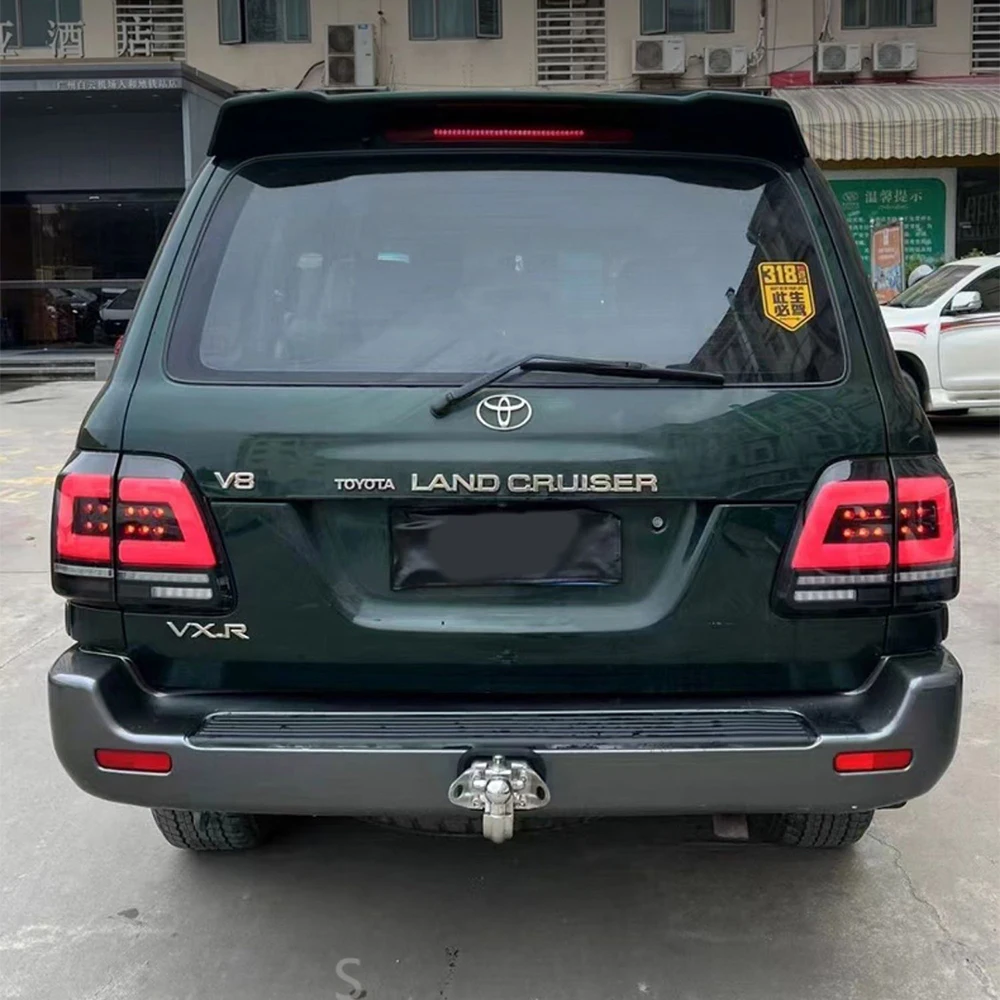 

Для Toyota Land Cruiser Lc100 Lexus Lx470 1998-2007 светодиодные задние фонари автомобиля в сборе, обновление мигающего сигнала, аксессуары, инструменты