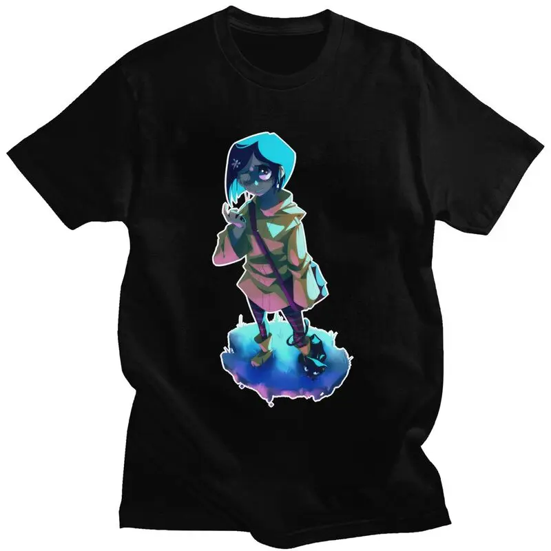 مخصص الرجال كورالاين فيلم الحركة تي شيرت قصير الأكمام القطن بلايز الشارع الشهير تي شيرت الترفيه المحملة فضفاضة تناسب الملابس #1