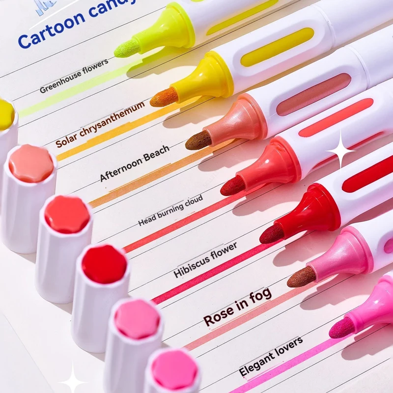 36/12 لونًا قابل للغسل من الأكريليك أقلام خطاط (ماركر) علامات تلوين متوسطة الطرف مجموعة لوازم فنية للأطفال الصخور والنسيج والرسم #4