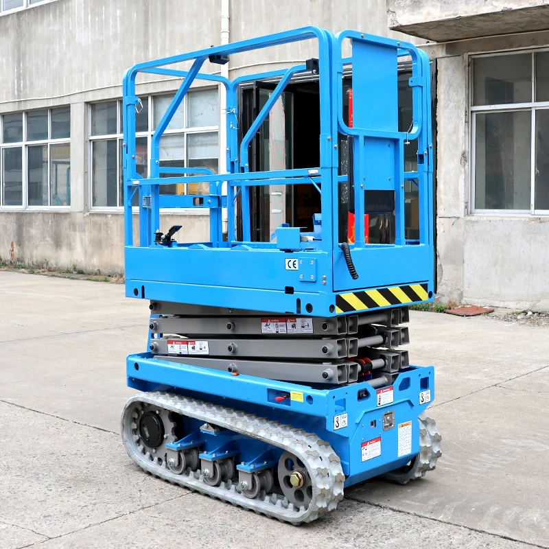 Factory Wholesale 6m 8m Rough Terrain Mid Rise Mobile Portable Electric Table Car Hydraulic Scissor Lift For Sale