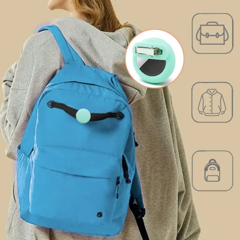 New Silicone Tracker Protective Case Shockproof Locator Accessories Case Clip Anti-lost Holder for Apple Airtag Shoes Backpack