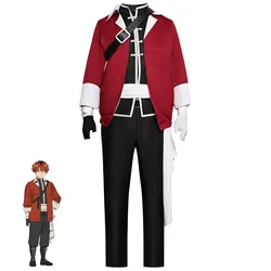 Anime Sousou No Frieren Stark Cosplay Costume Fantasia Top Pants Belt Outfit Fantasy Halloween  for Adult Men Women Costumes