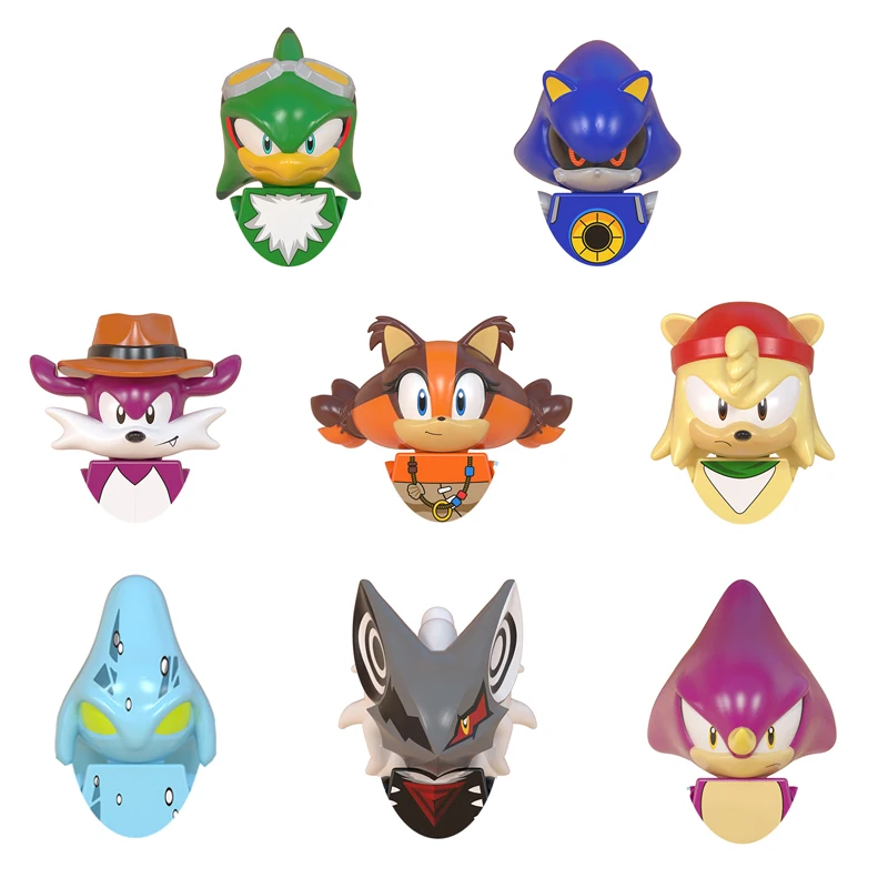 

WM6088 Jet Metal Sonic Sticks Chaos Espio Infinitto Nack the Weasel Bark the Polar Bear Building block boy birthday toy