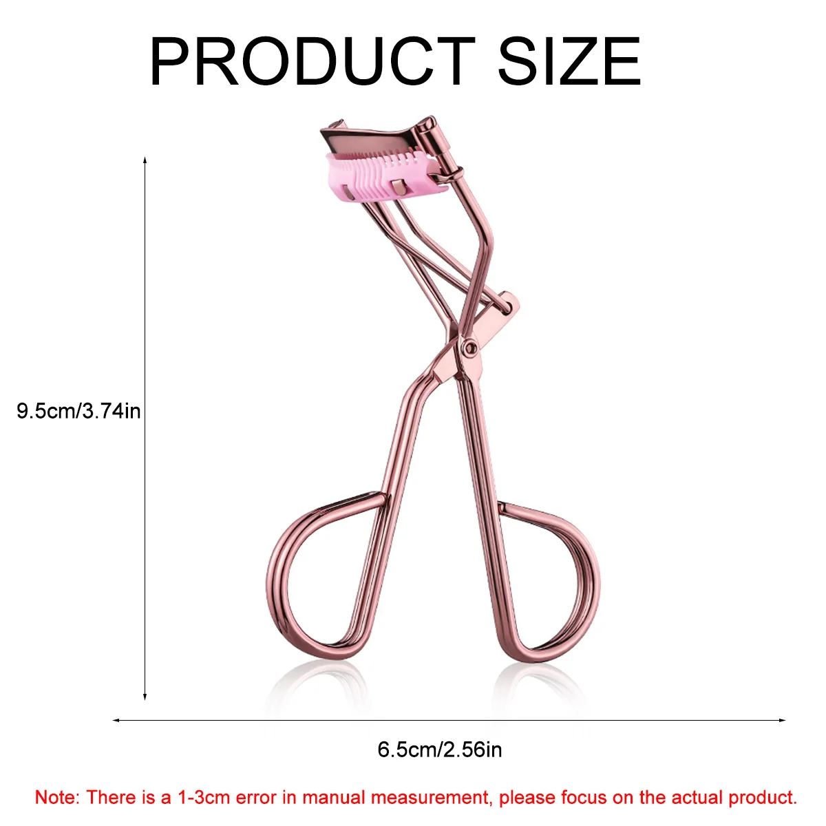 Professional Cosmetics Makeup Tools For Women Eyelashes Curling Accessories Eyelash Curler With Replacement Pads Eyelash