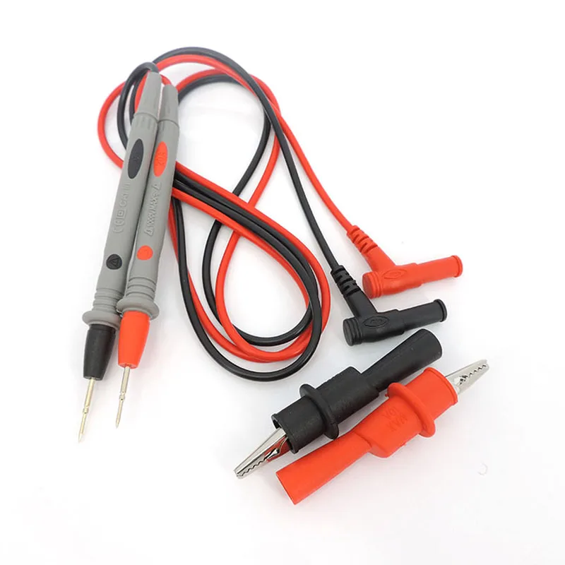 1000V 10A 20A Multi Meter Test Probe red black clip lead wire cable multimeter Needle tip pen for Digital Tester Voltmeter u