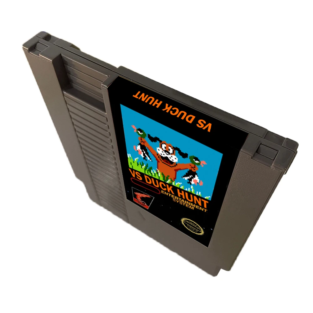 VS DUCK HUNT NES Rom Hack - 8 بت 72 دبابيس بطاقة الألعاب PAl/NTSC USA VERSION Game Cartridge لوحدة التحكم NES الكلاسيكية - اللغة الإنجليزية
