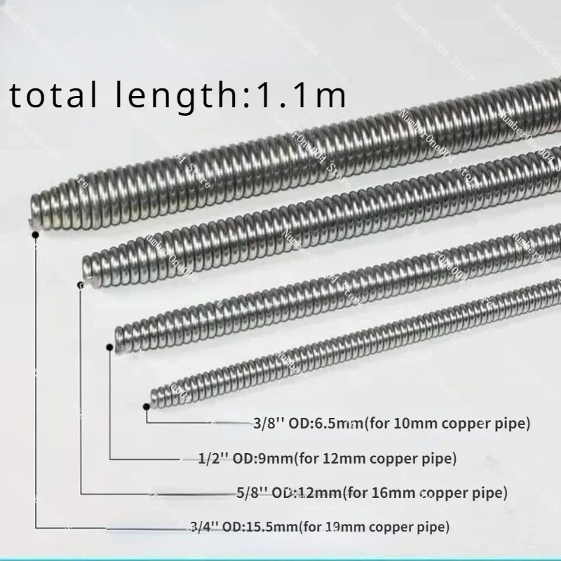 Applicable to Internal Copper Pipe For Air Condition Stainless Steel 10-19Mm Manual Pipeline Spring Tube Bending Tool