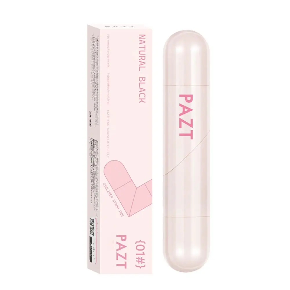 新しい防水アイライナースタンプ、長持ち速乾アイライナースタンプ、携帯用黒色アイライナースタンプペン