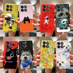 For Poco F6 Pro Case For Xiaomi Poco F6 Pro PocoF6 Cover Fundas Coque Astronaut Silicone Soft TPU Phone Case Bumper Poco F6 Pro