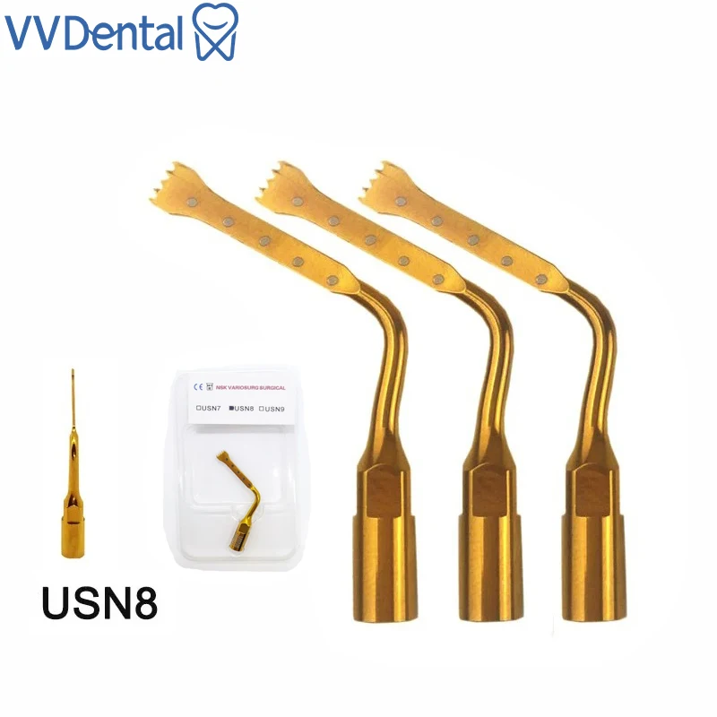 

VVDental Dental Piezo Surgery Tips USN8 Surgery Tip Bone Cutting Tip For NSK Piezosurgery Dental Equipment Tools