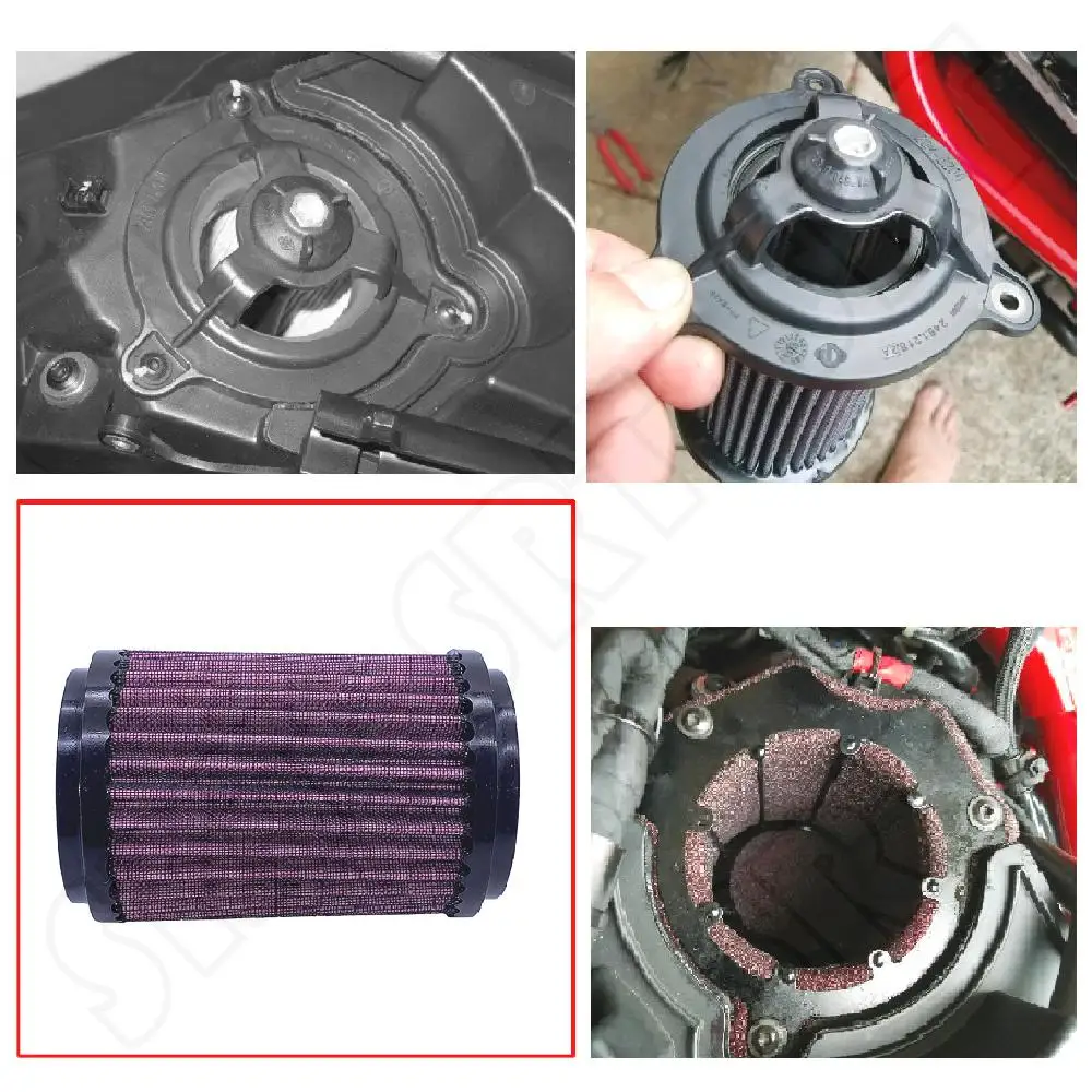 For Ducati Scrambler 400 800 Cafe Racer Icon Desert Sled Motorcycle Air Filter Cleaner Engine Intake Filter Replacement Parts